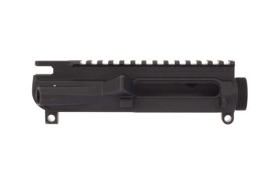 The Aero Precision M4E1 Threaded Stripped AR15 upper receiver features a scalloped picatinny rail to reduce weight
